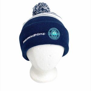 Omnicom Health Group New York Blue Pompom Beanie